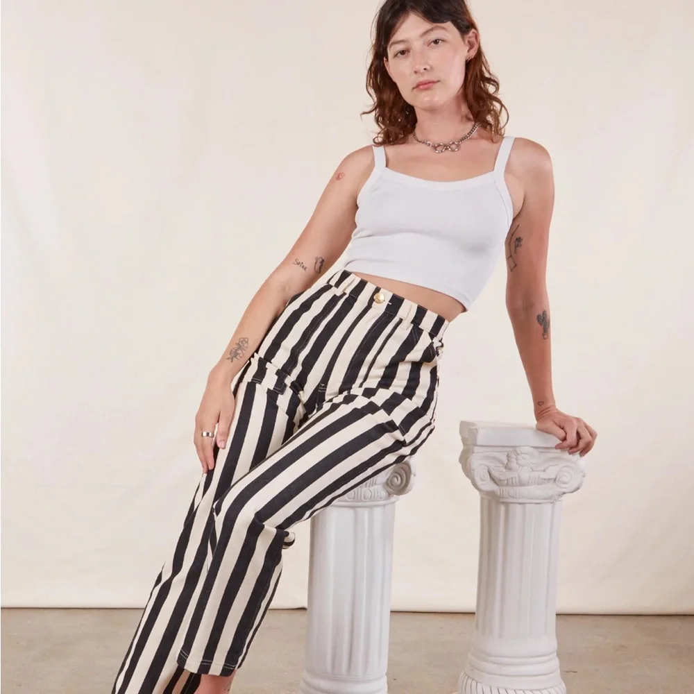 Big Bud Press Work Pants / Black Striped / PETITE - Picture 4 of 6